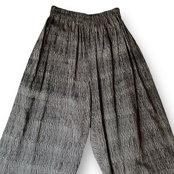 Comme des Garcons Womens Pants Sz Medium Gray Wide Leg Drop Crotch Avant Garde - Picture 2 of 13